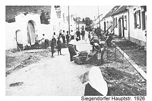 Alte Fotografie der Hauptstraße 1926